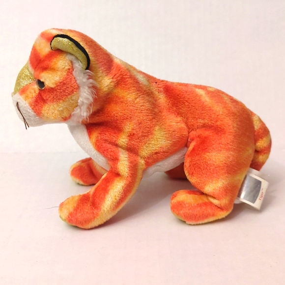 Ty The Beanie Babies TIGER Zodiac Wild Cat Plush Doll Toy - Picture 2 of 3